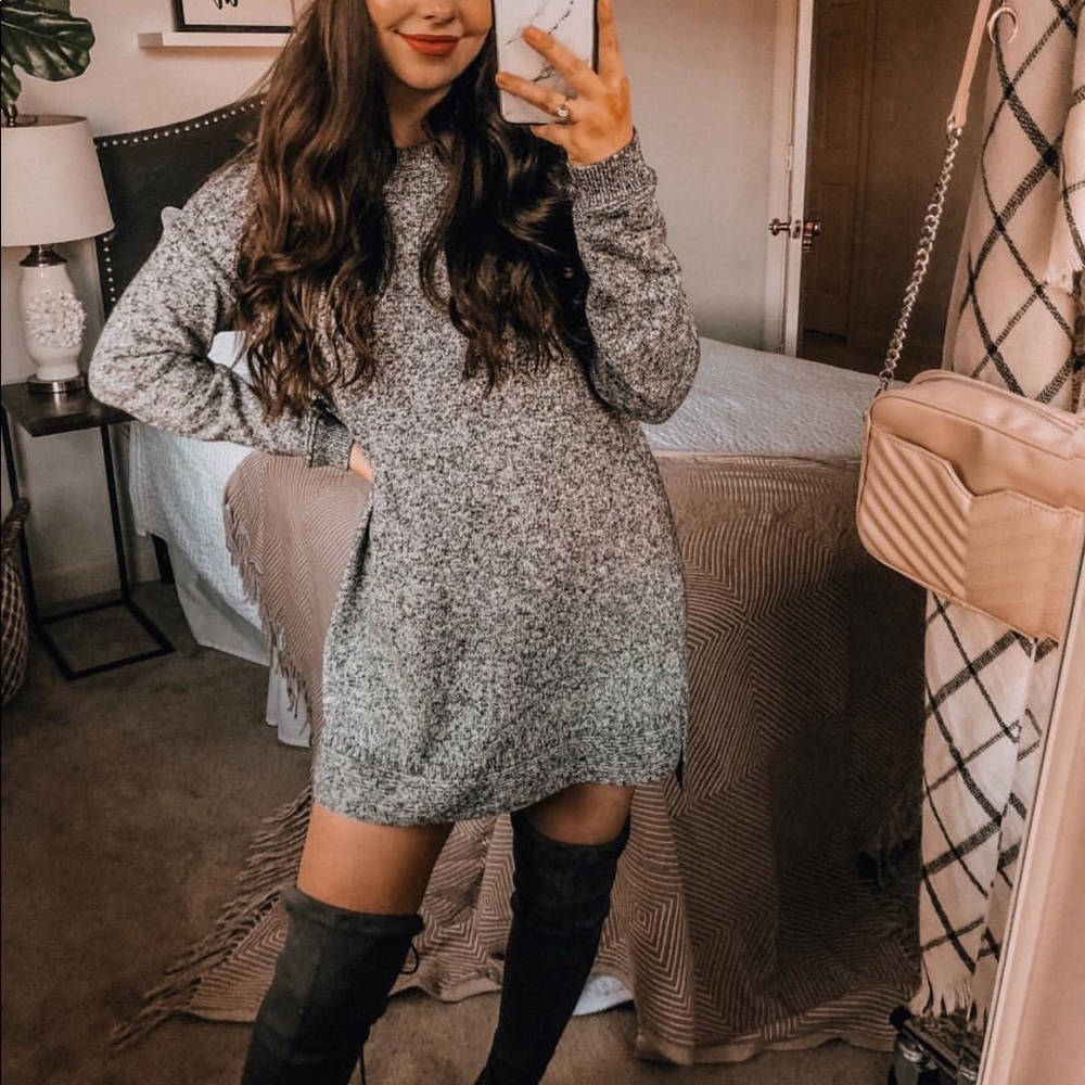 Old Navy marled grey sweater